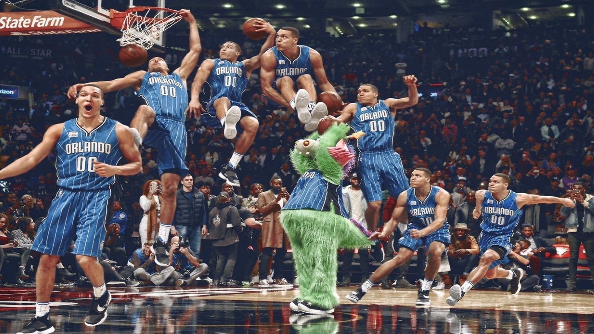 赛道与球场，当F1街道赛焦点战遇上雄鹿掀翻猛龙